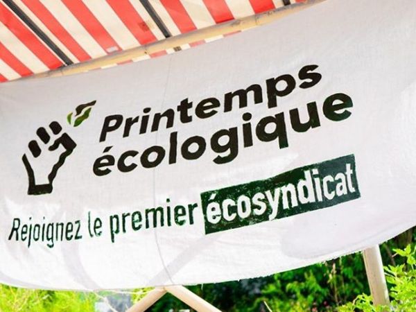 Le Printemps écologique, premier écosyndicat en&nbsp;2022.